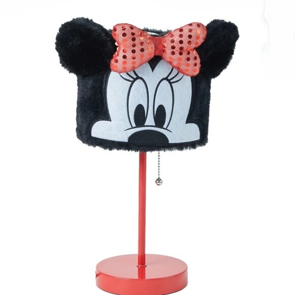DISNEY'S Minnie Mouse Stick Lamp with Plush Shade - Picture 3 of 6
